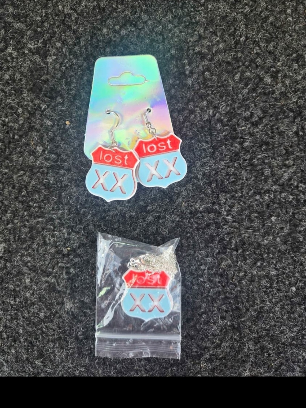 MGK Lost Americana Earrings And Necklace Set